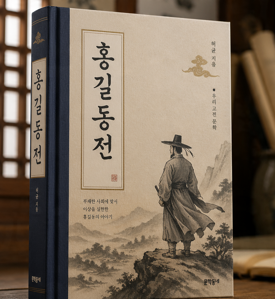 Illustration of The Story of Hong Gildong, a classic Korean novel about a Joseon-era outlaw hero